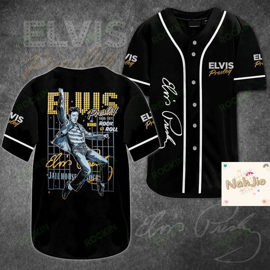 Discover Elvis Presley Baseball Jersey Shirt - Music Legend Apparel