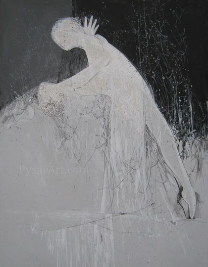 Discover Gift for Her Abstract ballet, black and white canvas art, abstract couple in love art canvas giclee print wall art