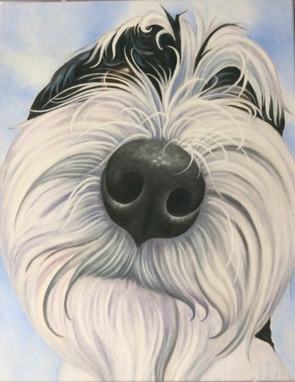 Discover tibetan terrier canvas print, painting, gift, art, picture