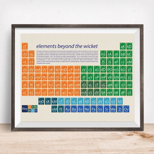 Discover India Cricket Art Print - Enthusiast Gift