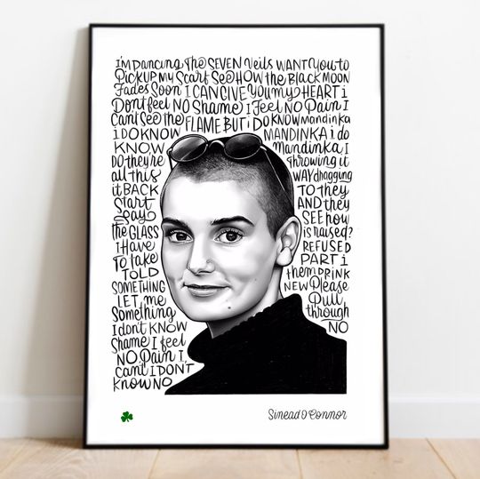Discover A3 print - Sinead O Connor