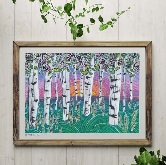 Discover Birch Trees Fine Art Print - Forest Wall Decor