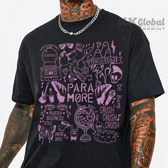 Discover Paramore Tattoo Rock Music Shirt, Paramore Rock Music Band Shirt
