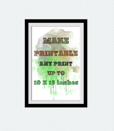 Discover Instant download wall art, watercolor print, printable art, colorful print, dome art downloadable, Make this print digital, send it by mail