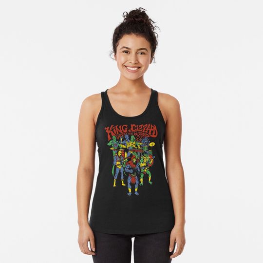 Discover The gizzard king merch Racerback Tank Top