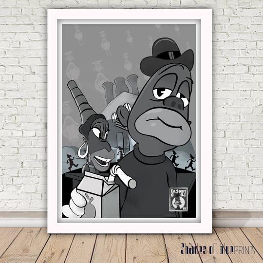 Discover Jay-Z as Jaybo - Story of O.J. - Gicle print, 2017