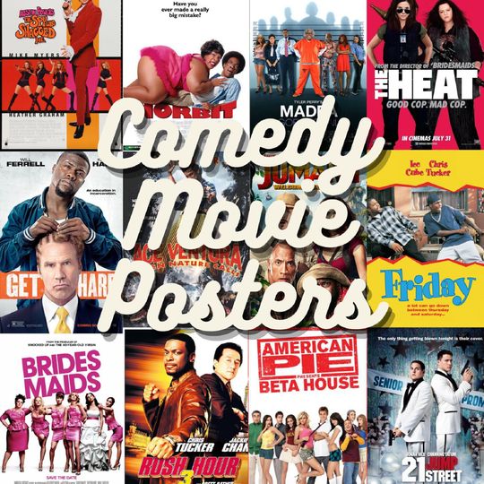 Discover Customizable Comedy Movie Posters