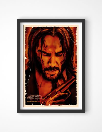 Discover John Wick 4 Poster - Gaming and Movie Art for Collectors