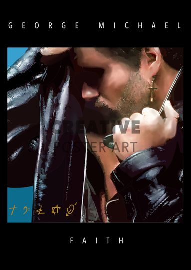 Discover George Michael Faith Print - Home Decor and Wall Art