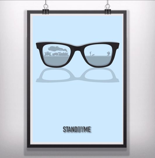 Discover Stand by me  minimal minimalist movie film print poster