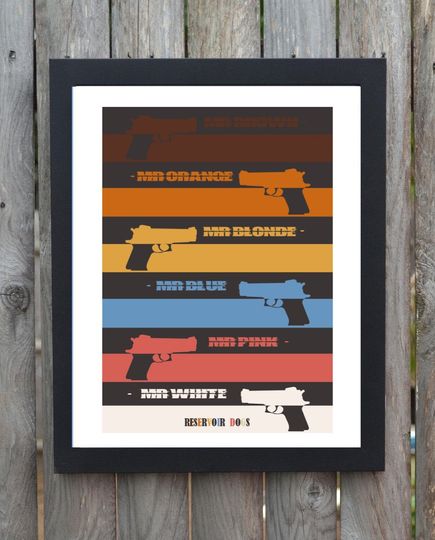 Discover Reservoir Dogs minimal minimalist movie poster