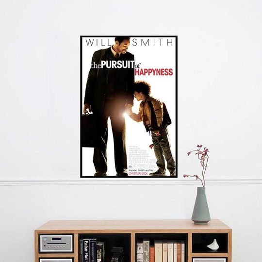 Discover The Pursuit of Happyness Movie Poster Art  Wall Room Decor Fabric Poster Gift