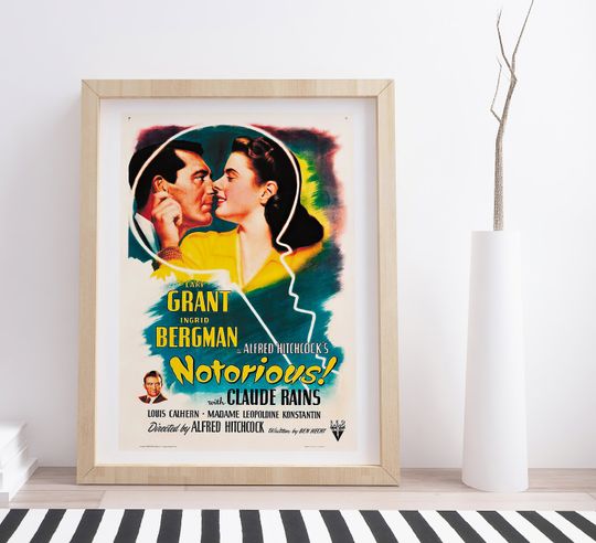 Discover Notorious Movie Poster | Vintage Movie Poster