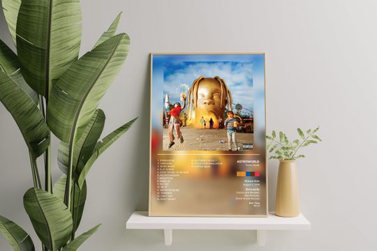 Discover Travis ASTROWORLD | Album Poster | Minimalistic