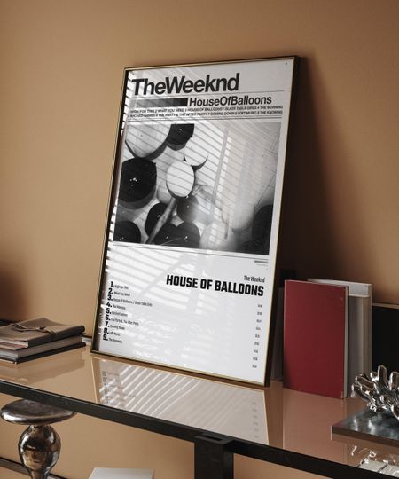 Discover Weeknds - House Of Balloons  Album Cover Poster For Home Wall Art