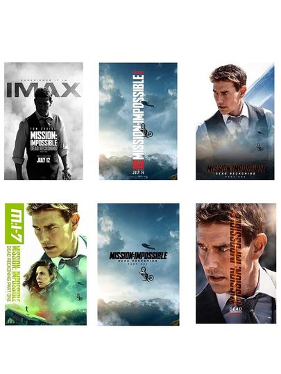 Discover Mission Impossible - Dead Reckoning Part One  Movie Poster  Art Movie Wall Room Decor Fabric Poster