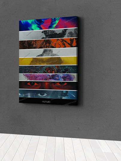 Discover Rap Canvas Art - Stacked Album Covers for Hypebeasts