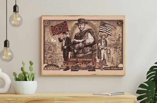 Discover The Good The Bad And The Ugly Classic Movie Poster - Vintage Art