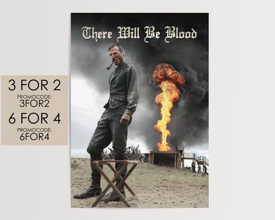 Discover There Will Be Blood 2007 Poster - Movie Poster Art Film Print Gift #TWBB001