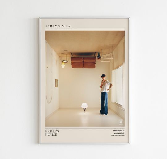 Discover Harry's House Album Cover Poster - Custom Artwork Print