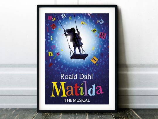 Discover Matilda Musical Poster - High Quality | Wall Art Print | Three Sizes | West End | Broadway Play | Theatre | Vintage Posters
