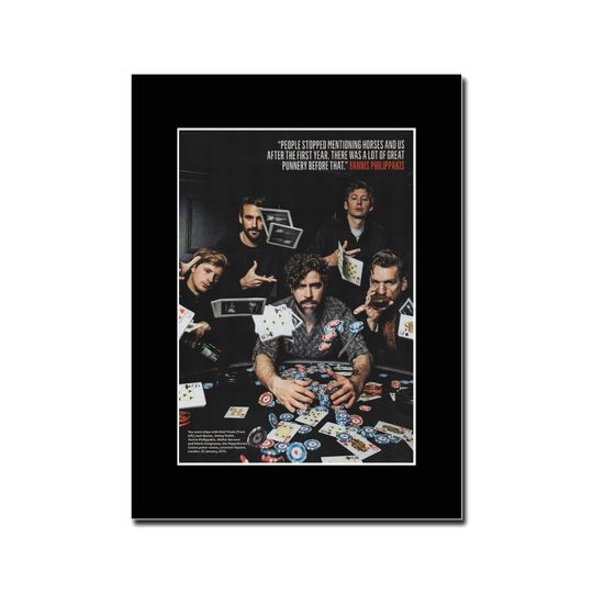 Discover Foals Want Chips With That Matted Mounted Artwork