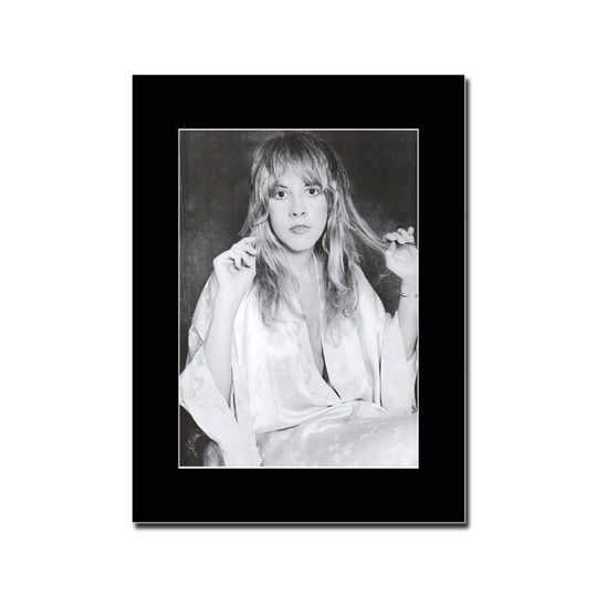Discover Fleetwood Mac Stevie Nicks London 1976 Matted Mounted Artwork