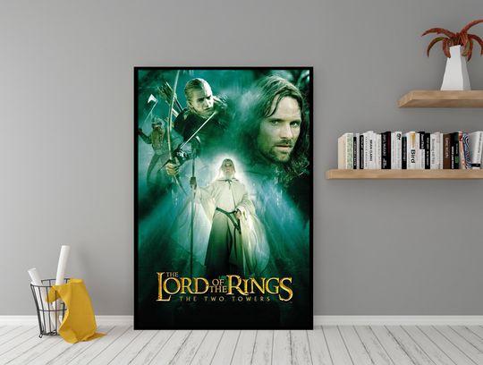 Discover The Lord of the Rings: The Two Towers Movie Poster - High Quality Silk Wall Art - 2023 Room Decor - The Lord of the Rings Poster for Gift