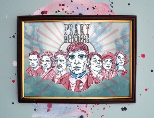 Discover Peaky Blinders Watercolour Print
