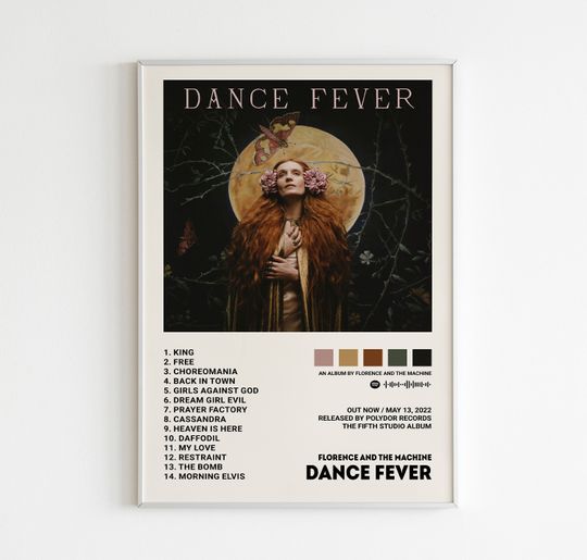 Discover Florence And The Machine Posters / Dance Fever Poster / Album Cover Poster, Poster Print Wall Art, Custom Poster, Home Decor