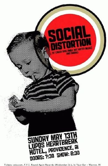 Discover Social Distortion - 2011 - Art by Mark Serlo - 17 x 11 - Reprint
