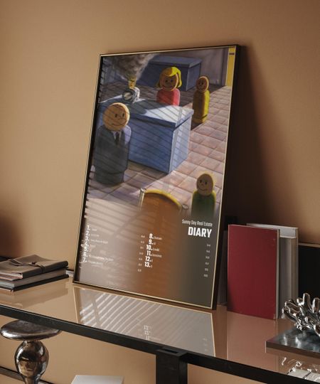 Discover Sunny Day Real Estate - Diary  Album Cover Poster For Home Wall Art
