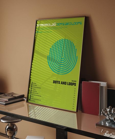 Discover Stereolab - Dots And Loops  Album Cover Poster For Home Wall Art