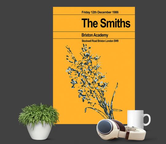 Discover The Smiths 1986 - The Last Concert - Multi Size Prints & Colours - UK and USA Options EXCLUSIVE 2023