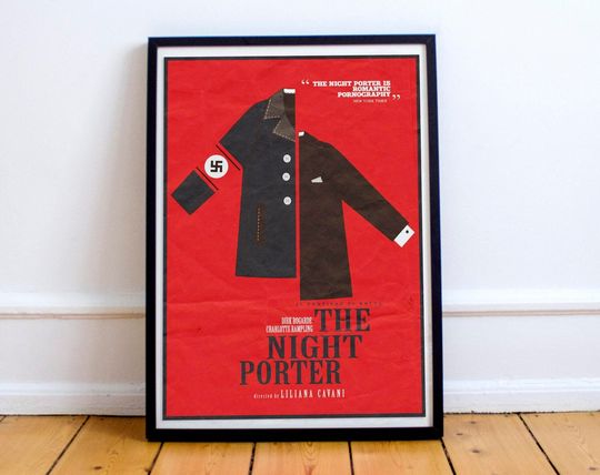 Discover The Night Porter, alternative movie poster, Charlotte Rampling, Liliana Cavani, Dirk Bogarde