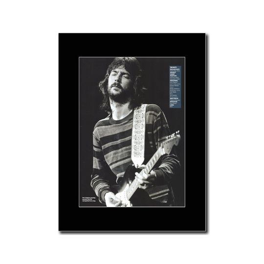 Discover Eric Clapton - Passion   - Matted Mounted Magazine Artwork