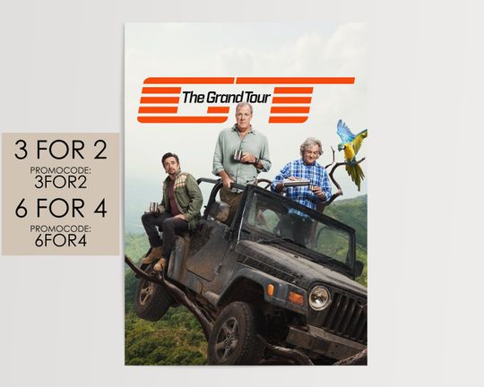 Discover The Grand Tour Poster - TV Movie Poster Art Film Print Gift  #TGT002