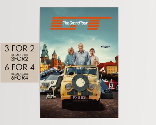 Discover The Grand Tour Poster - TV Movie Poster Art Film Print Gift  #TGT003