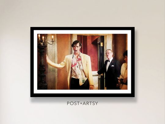 Discover Movie Poster Bathroom Art Funny Movie Print Wall Decor Digital Oil Painting Funny Bathroom Wall Art Gift for Him