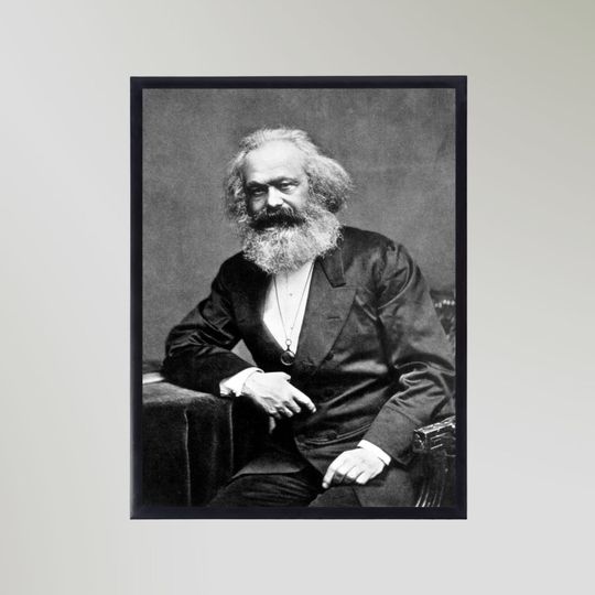 Discover Karl Marx Print Poster Picture Gift In Various Sizes Unframed