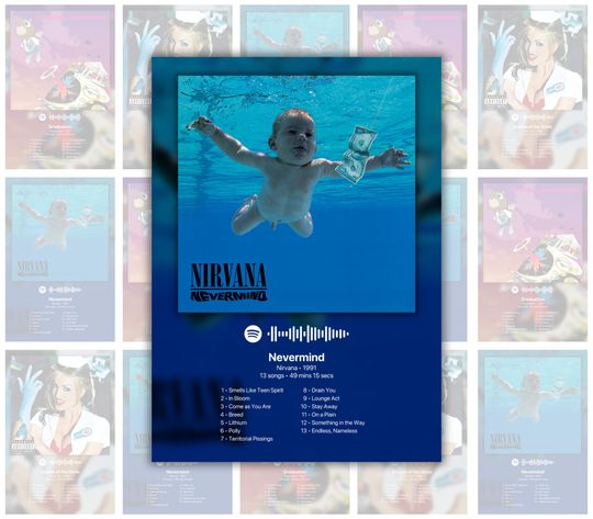 Discover Personalized Album Cover Poster - Custom Music Decor