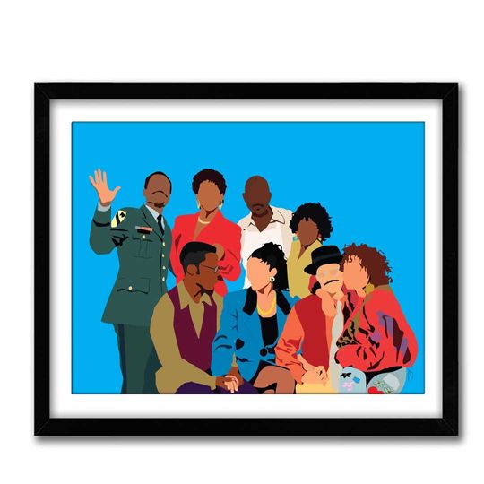 Discover A Different World Art Print Poster- 90's TV  Classic TV Show Print , Christmas Holiday Gift for Sister, BFF, Home Decor, Black Art
