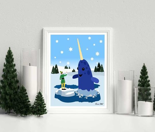 Discover Buddy Elf Bye Buddy Poster - Holiday Christmas Art