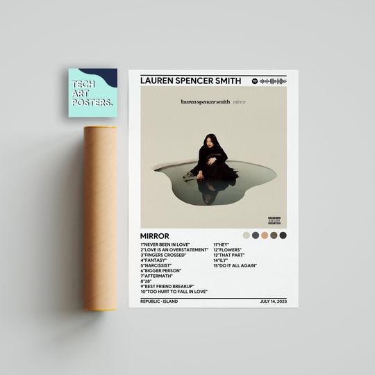 Discover Lauren Spencer Smith - Mirror Album Cover Poster, Lauren Spencer Smith Poster Print, Poster Print, Wall Art, Music Gifts, Home Decor