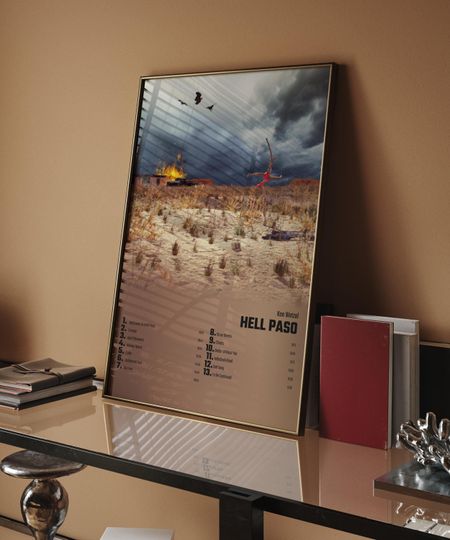 Discover Koe Wetzel - Hell Paso  Album Cover Poster For Home Wall Art