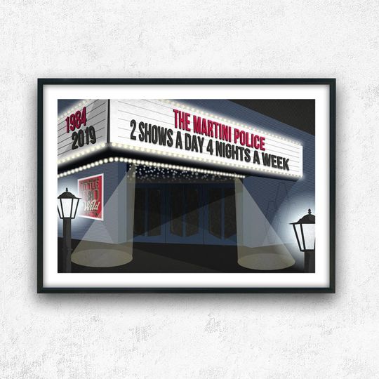 Discover Martini Police | rock indie lyrics inspired | music poster | wall decor | art print