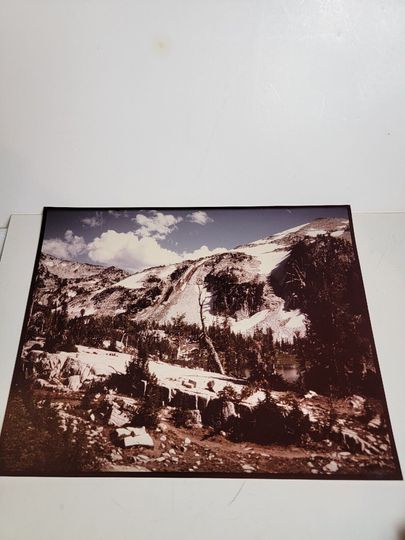Discover Vintage 1970s Photograph Photo Picture Color VTG Oregon Mountain Mirror Lake