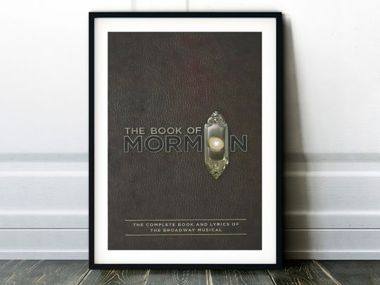 Discover The Book Of Mormon Musical Print - High Quality | Wall Art Print | 3 Sizes | West End | Broadway Play | Musicals | Theatre | Vintage Posters