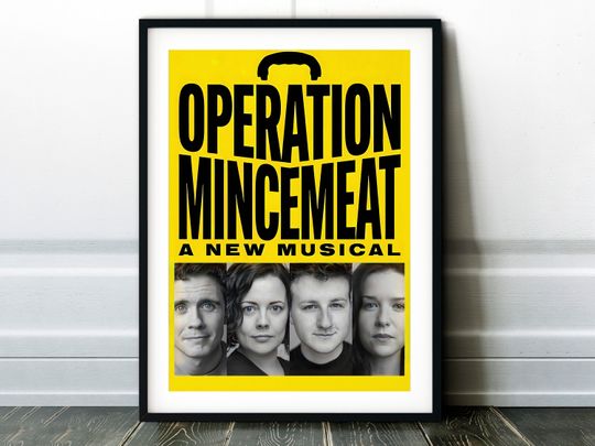 Discover Operation Mincemeat Musical Print - High Quality | Wall Art Print | 3 Sizes | West End | Broadway Play | Musicals | Theatre | Vintage Poster