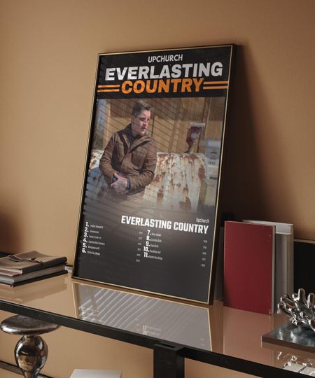 Discover Upchurch - Everlasting Country  Album Cover Poster For Home Wall Art